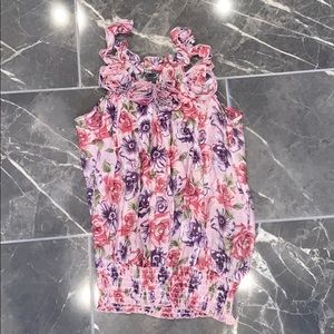 Floral tank top